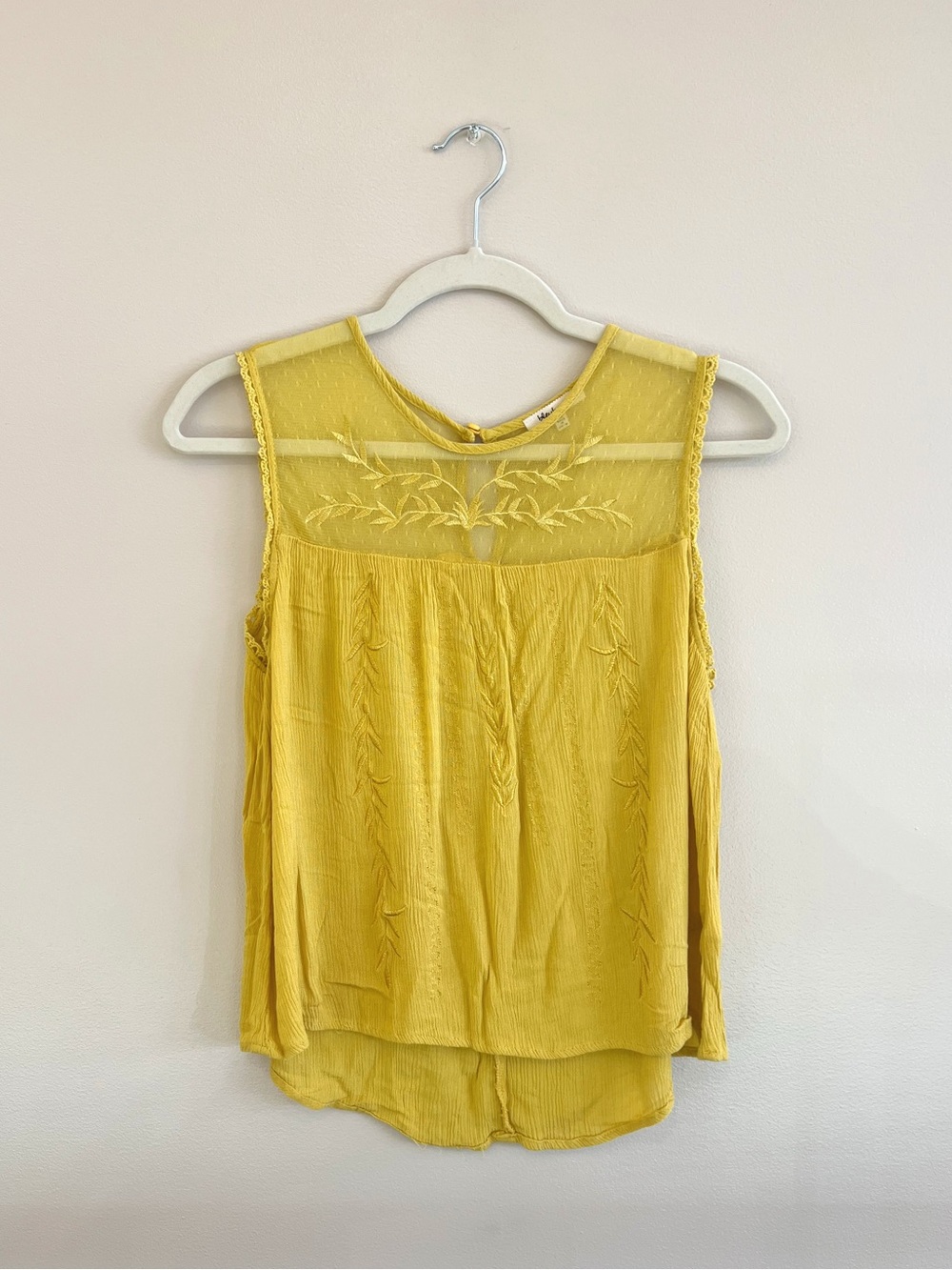 Bleuh Ciel Embroidered Top